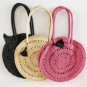 New Style Beach Straw Handbag Tassels HANDWOVEN, Tote Bag Shoulder Bag#H249