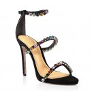 Colorful Crystal High Heels Sexy Stiletto Party Sandals for Women Colorful Crystal High Heels Sexy Stiletto Party Sandals for Women
