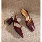 Reike Nen niche design French retro Genuine leather sandals high-heeled shoes 3 colors