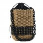 New square grass bag shoulder hand weaving bag female 2 colors