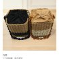 New square grass bag shoulder hand weaving bag female 2 colors