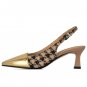 Summer stiletto high heels pointed toe sandals 2 colors