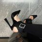 Women's high heels stiletto fashion sexy black