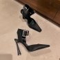 Women's high heels stiletto fashion sexy black