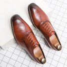 Men's dress casual business wedding groom suit shoes