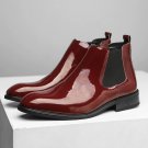 Chelsea boots men's pointed patent leather bright Martin business dress boots Chelsea boots men's pointed patent leather bright Martin business dress boots