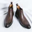Chelsea boots men's Martin short boots hair stylus boots