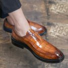 Men's casual crocodile pattern loafers 2 colors Men's casual crocodile pattern loafers 2 colors
