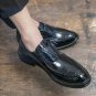 Men's casual crocodile pattern loafers 2 colors
