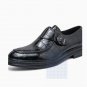 Men's casual crocodile pattern loafers 2 colors