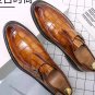 Men's casual crocodile pattern loafers 2 colors