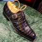 Men's Loafers PU Casual Shoes Low Heel Buckle Derby Shoes