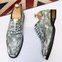 Retro trend men's derby shoes lace-up business casual shoes 2 colors