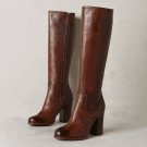 Side Zipper High Block Heel Ladies Plus Size Fashion Boots