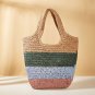 Casual shoulder bag hand woven handbag large capacity beach bag