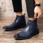 Men's large size ankle boots retro martin boots
