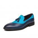 Men's winter loafers with tassels
