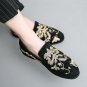 Men's fashionable embroidered loafers