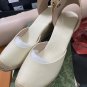 French wedges straw toe heeled women's canvas bomsia lace-up sandals 4 colors
