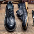 Genuine leather retro casual shoes men's shoes top layer cowhide 2 colors Genuine leather retro casual shoes men's shoes top layer cowhide 2 colors
