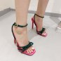 Women's bowknot stiletto sandals 2 colors