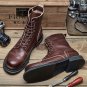 Handmade Genuine leather Vintage martin boots top layer cowhide