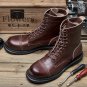 Handmade Genuine leather Vintage martin boots top layer cowhide