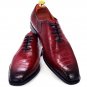Handmade Men's Dress Crocodile pattern Office Wedding Shoes Genuine Leather Stitching 2 colors