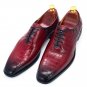 Handmade Men's Dress Crocodile pattern Office Wedding Shoes Genuine Leather Stitching 2 colors