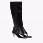 New mid-heel stretch high-leg fish-spout sandals and stiletto fashion women's shoes
