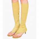 New mid-heel stretch high-leg fish-spout sandals and stiletto fashion women's shoes