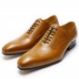 Cowhide handmade men's wedding business dress leather shoes 2 colors
