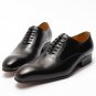 Cowhide handmade men's wedding business dress leather shoes 2 colors