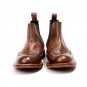 Handmade Chelsea boots brogue boots vintage top layer cowhide hand-rubbed color 2 colors