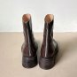 Genuine leather vintage martin boots back zipper chelsea motorcycle women's boots 2 colors