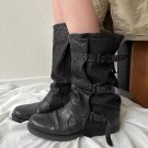 Belt Buckle Women's Distressed Vintage Western Cowboy Boots Belt Buckle Women's Distressed Vintage Western Cowboy Boots