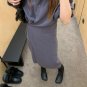 Vintage thick heel genuine leather women's ankle stretch short boots 2 colors