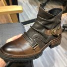 Men's winter sewing Captain Jack front lace-up boots Martin boots 2 colors Men's winter sewing Captain Jack front lace-up boots Martin boots 2 colors