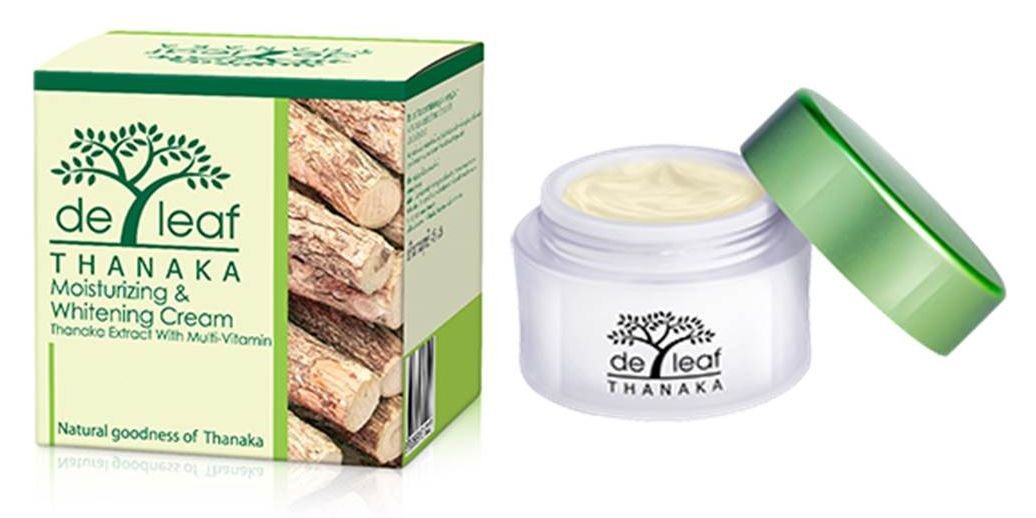 De Leaf Thanaka. Moisturizing Whitening Cream. Япония Care Cream. Крем-маска с мультивитаминами.