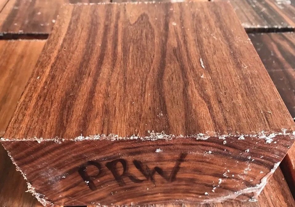 Patagonian Rosewood Bowl Blank 6x6x3 Lathe Woodturning Game Calls Handles Wood