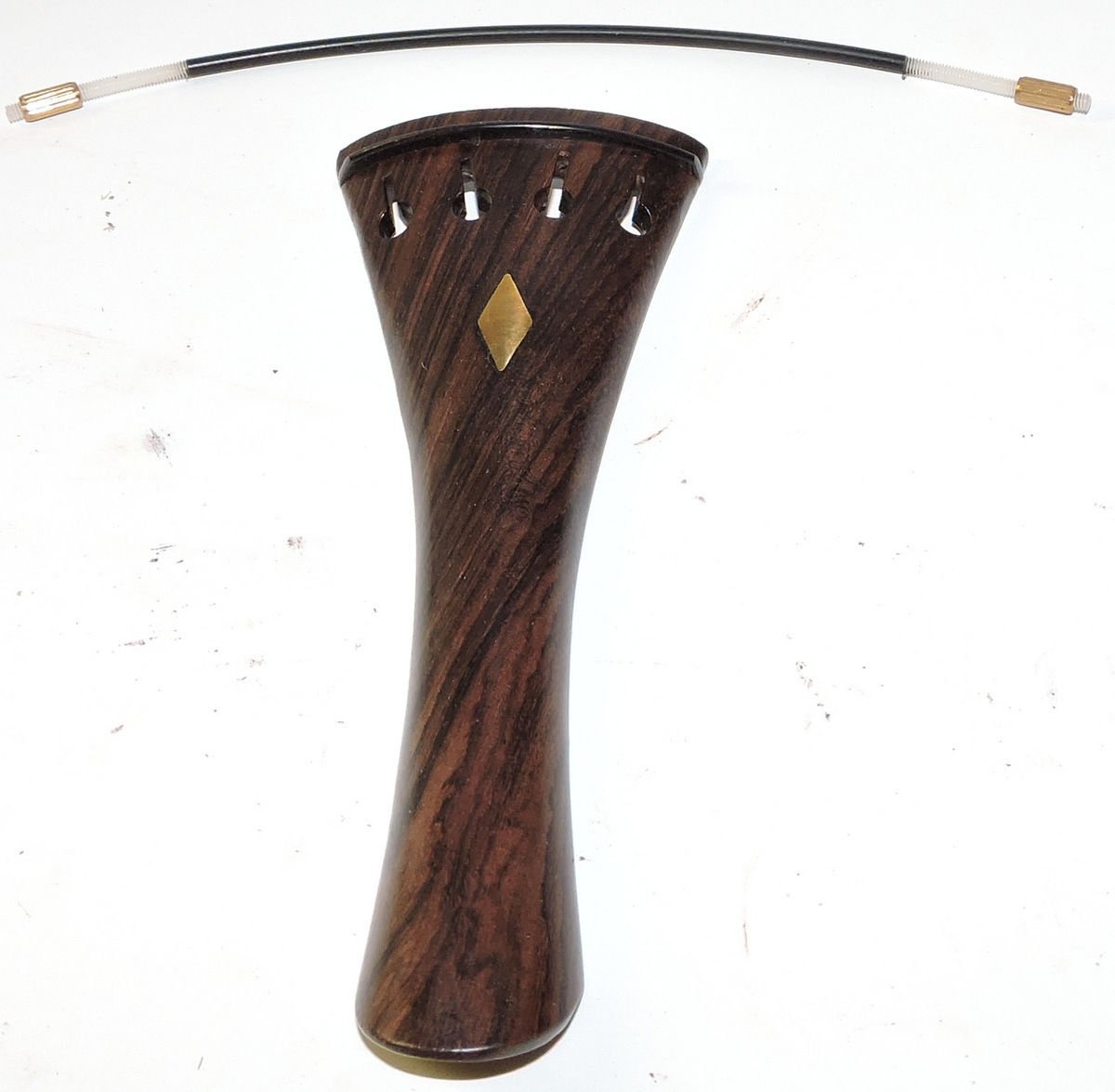Rosewood Violin Tailpiece With Inlays Tailgut Violin Parts Strings