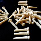 6 True Bone Guitar Bridge Pins Acoustic Bridge Pins Guitar Building Supply Parts