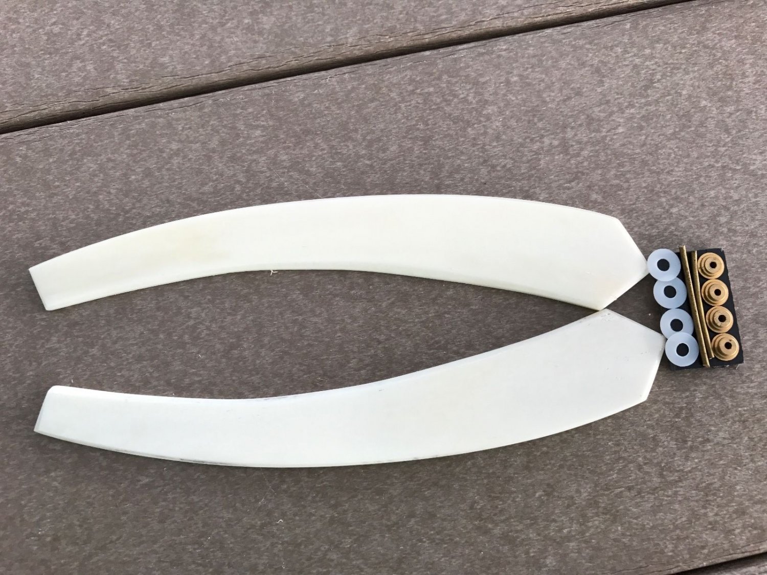 Pre Cut Camel Bone Straight Razor Scales & Hardware Razor Making Supply Handles