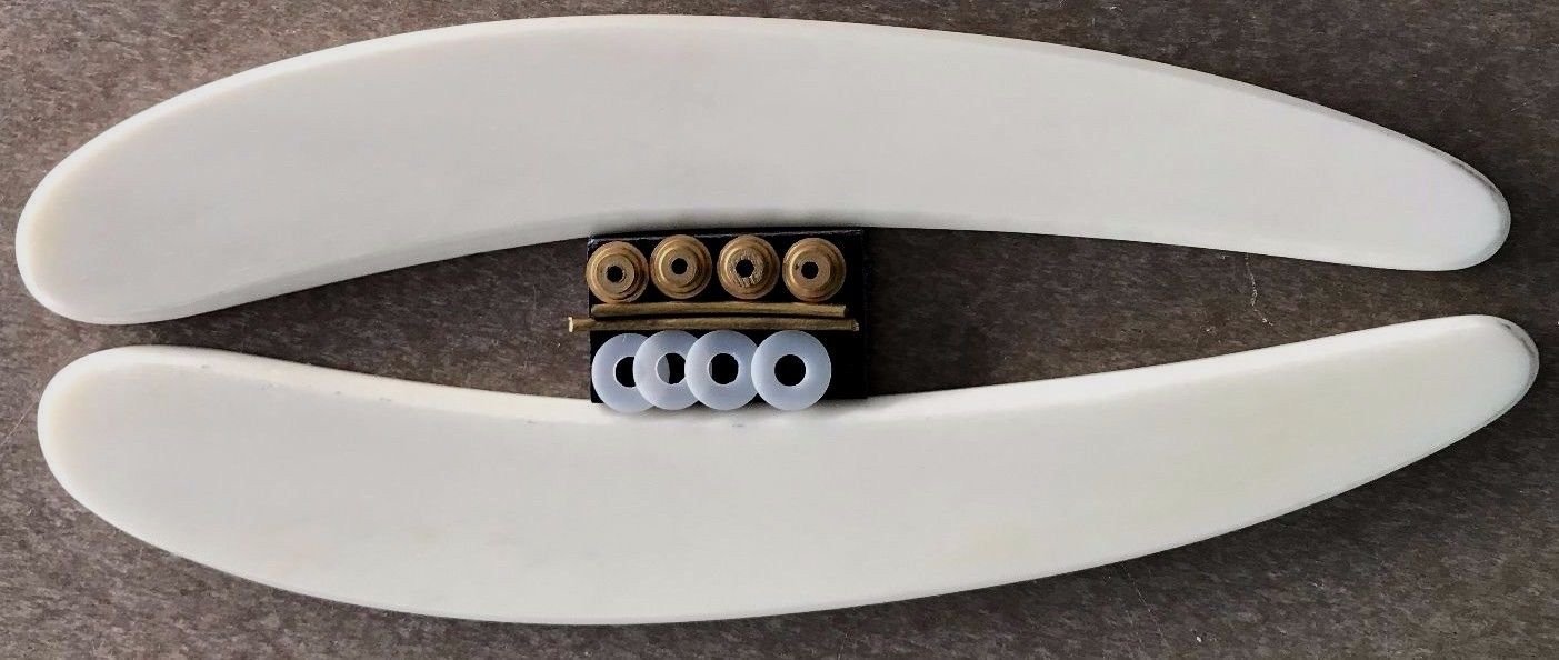 Camel Bone Razor LG Scales & Hardware Straight Razor Making Supply Handle Parts
