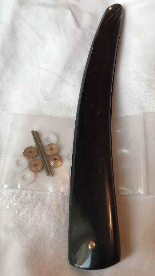 Buffalo Horn Razor Scales Wedge Brass Hardware Straight Razor Making Supply Part