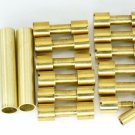 Knife-Handle Hardware 12 Brass Corby Rivets 4 Lanyard Tubes Knife Making Supply