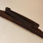 Rosewood Archtop Guitar Bridge With Saddle Chrome Wheels & Posts Archtops Parts