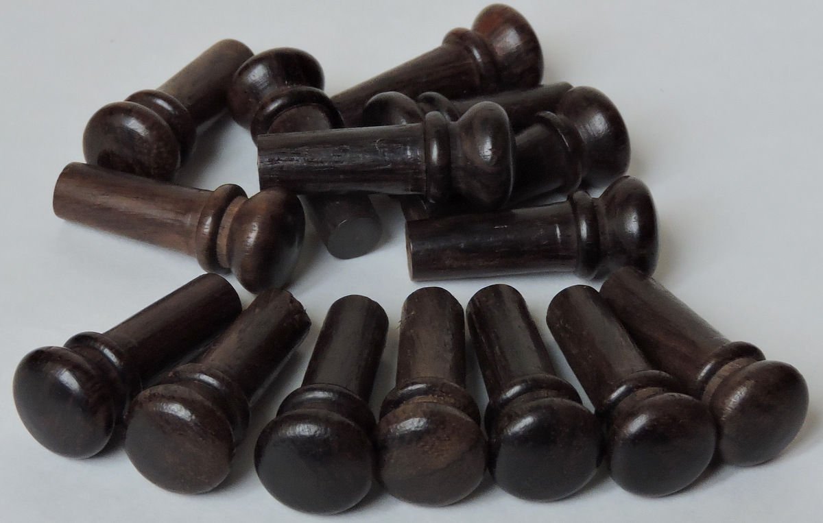 Rosewood Violin Viola Guitar Endpins String Instruments French Style Endpins