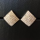 Elegant rhinestones clip earrings for women withouting percing earings prom earrings