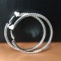 55mm Hoop clip on earrings round clips earrings without pierced ear clip for women lady